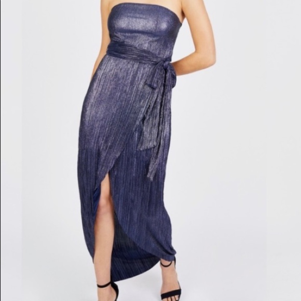 BCBG Metallic Maxi Dress